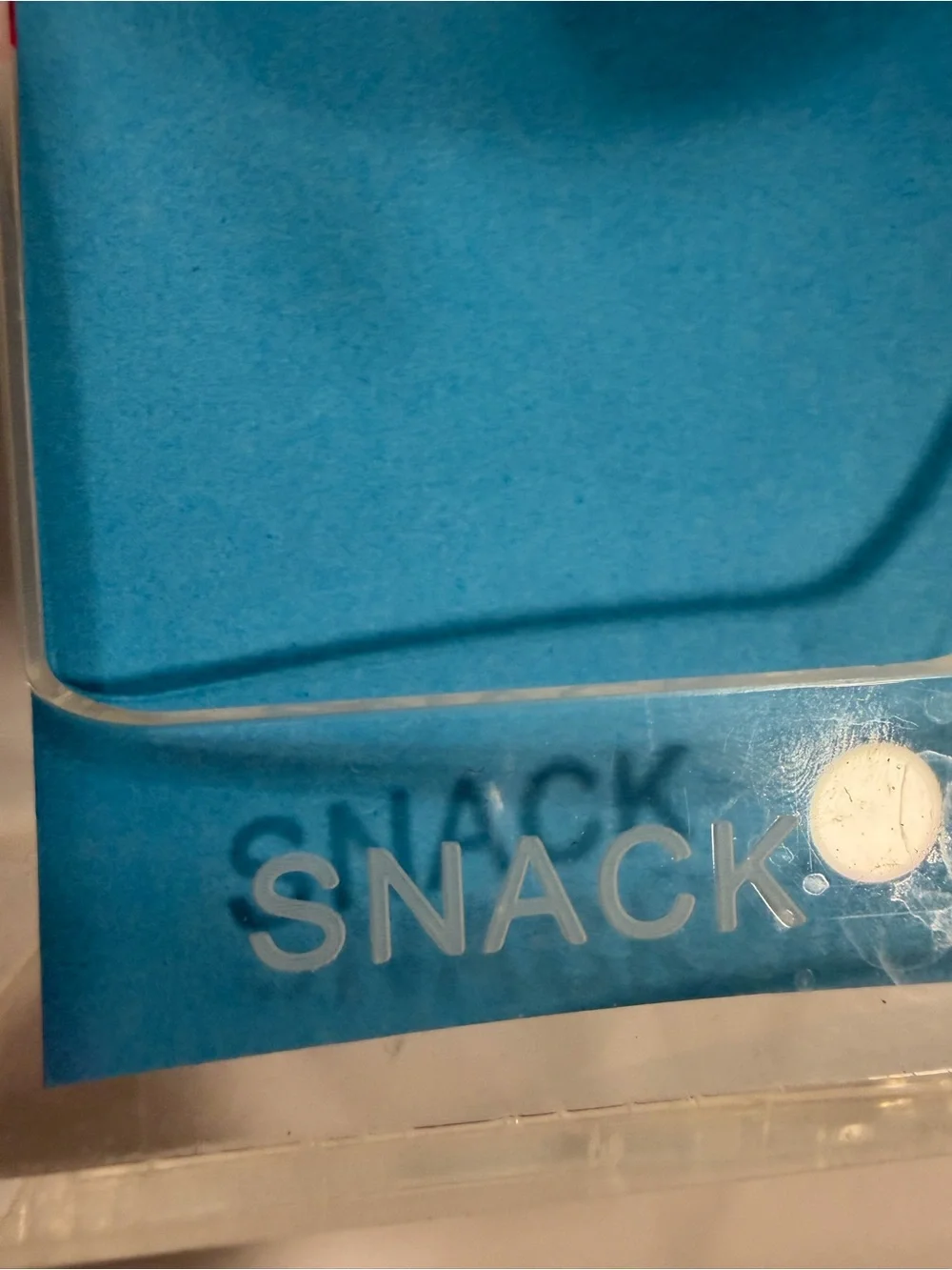 Clear Acrylic 4-Compartment Organizer for ziplock bags